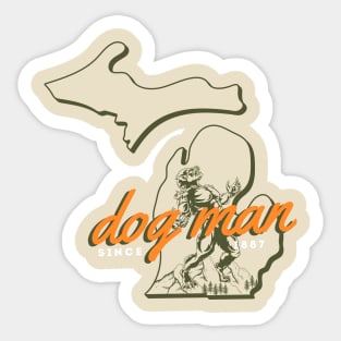 DOG MAN Sticker